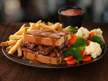 Hot Roast Beef Sandwich